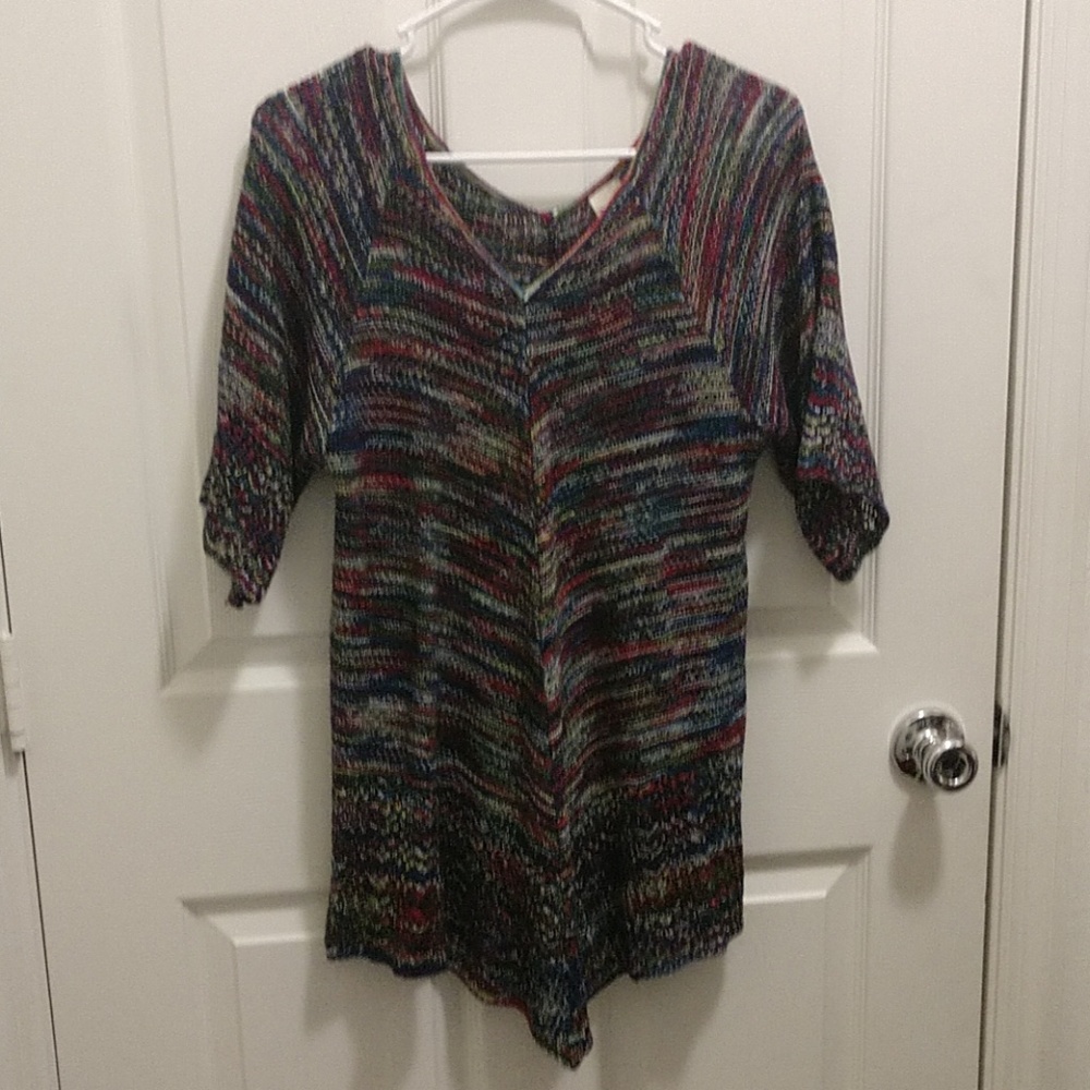 Multicolor knit top